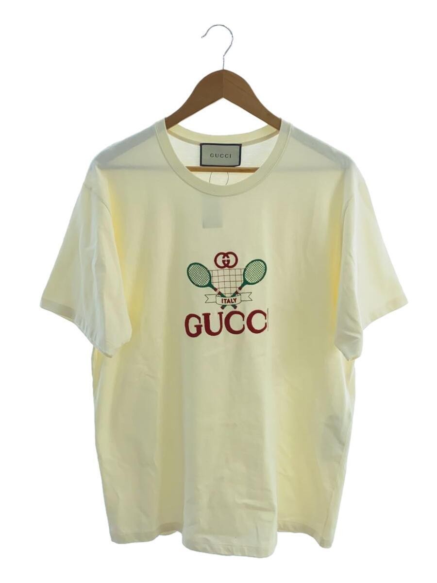 GUCCI Cotton L Cream T-Shirt Style 548334