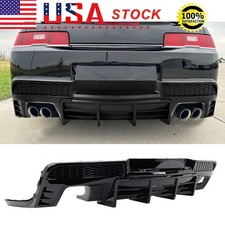 Rear Bumper Diffuser - Pp Fits 14-15 Chevy Camaro Ikon Style Gloss Black Rear Bumper Diffuser - Pp Fits 14-15 Chevy Camaro Ikon Style Gloss Black