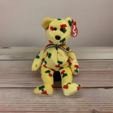 TY Beanie Baby “Piñata” Bear Cinco de Mayo 2003 Plush Mexico Flag Mint Tag