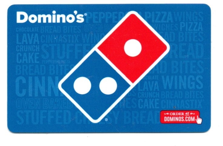 Domino's Pizza Gift Card No $ Value Collectible SV1701194
