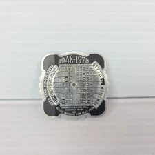 Vintage 1940s West Springfield Trust Company Bank Perpetual Calendar