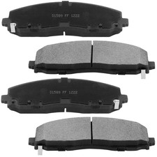 Front Brake Pads w/Hardware For 2020 Jeep Gladiator 2018-2019 Wrangler B03 TX