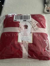 Victoria's Secret Flannel Short Sleeve Long Pant Pajama Set, Size: Small