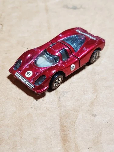 1969 Hot Wheels  Redline Porsche 917 Rose Red w/White Interior