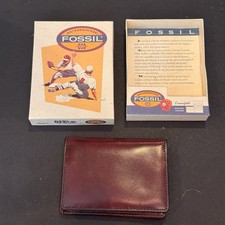 Fossil ML-6508BRN OXFORD Execufold Wallet Brown
