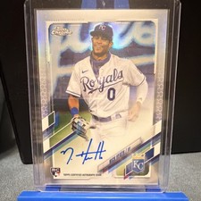 Nick Heath 2021 Topps Chrome Rookie Autograph Refractor /499 RA-NH Royals