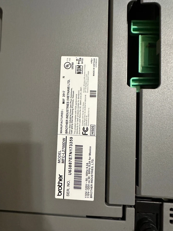 Impresora láser compacta todo en uno Brother MFCL2700DW ¡con tóner Brother gratis!  Foto 2 de 4