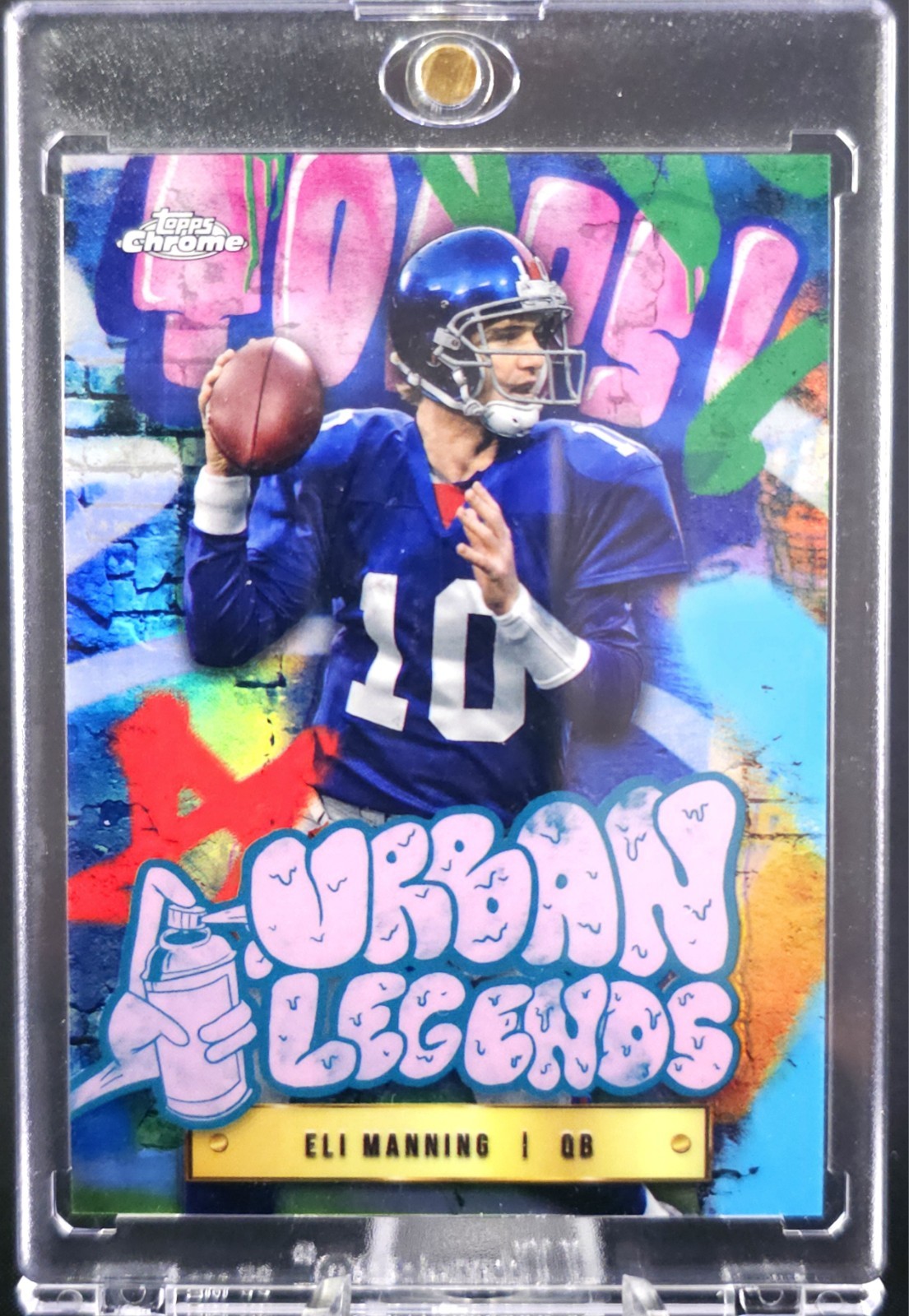 2024 Topps Chrome Urban Legends Eli Manning #UL-2 🏈 **FREE SHIP IN MAG LOADER**