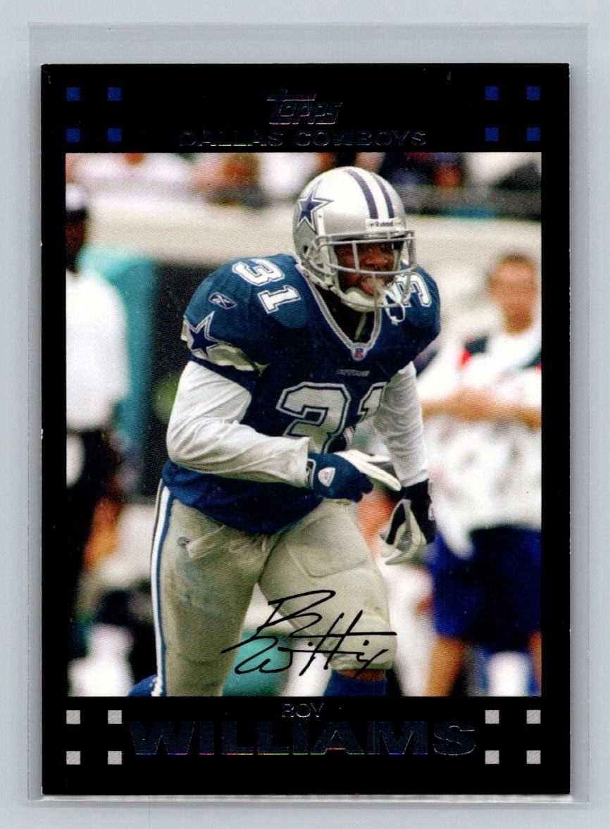 Roy Williams trading card