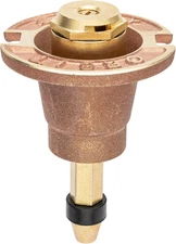 Orbit 54072 Brass Pop-Up Flush Head Sprinkler with Quarter Pattern Spray Nozzle
