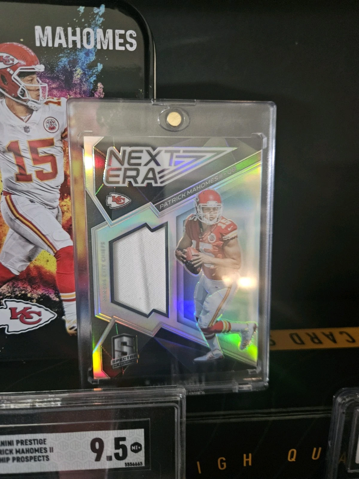 Patrick Mahomes Panini Spectra Next ERA Relics #2 Base