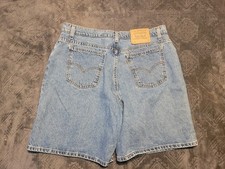 Levi Strauss 922 Denim Blue Jean Shorts Womens 18W USA Orange Tab Vintage