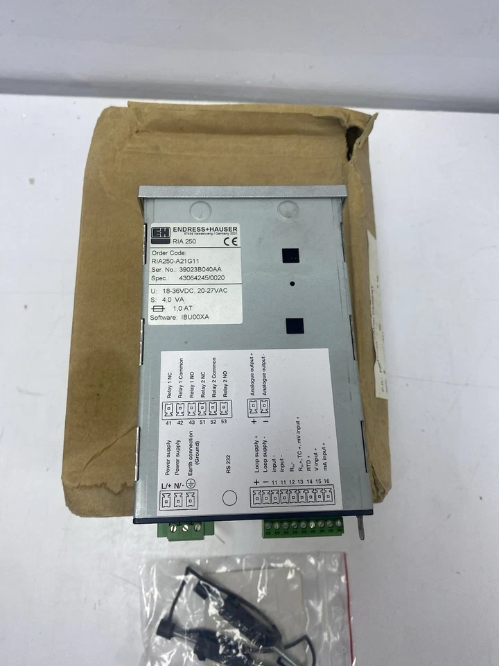 Endress + Hauser RIA250-A21G11 Process Indicator Display RIA 250 - Image 3 of 4