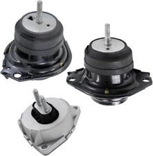 3PCS Engine Motor Mount and Automatic Transmission Mount Set Compatible with