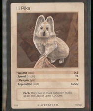 Ili Pika HOLO #19/100 LIFE TCG Mammals - Only 1,000 cards printed!