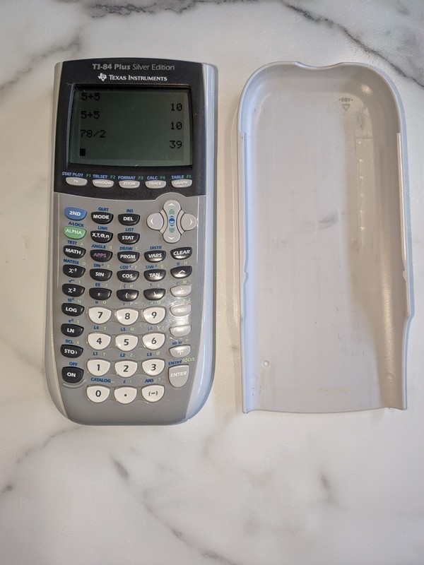 Texas Instruments TI-84 Silver Edition Calculator 