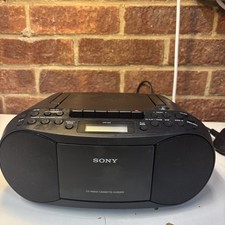 Sony CFD-S70 CD MP3 Radio FM/AM Cassette Player Stereo Boombox With Power Lead 