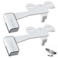 Hibbent 2 Pack Bidet Attachment for Toilet, Non-Electric Dual Nozzle Black