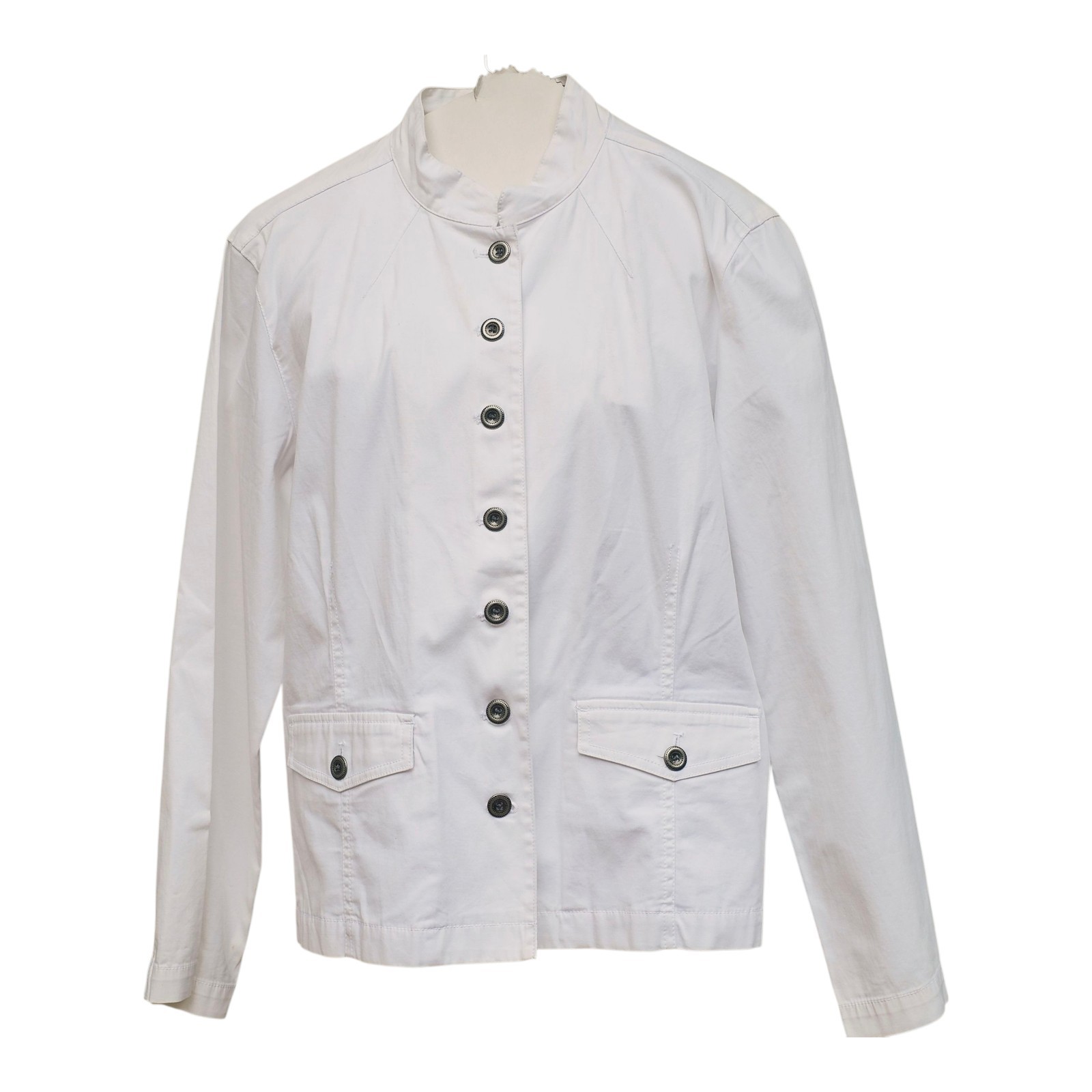 Chicos Button Down White Jacket Blazer Lightweigh… - image 1