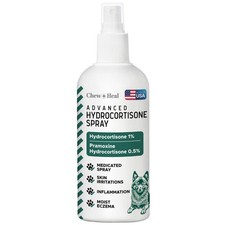 Hydrocortisone Spray for Dogs - 4 oz Dog Anti Itch Spray for Irritated Skin, ...