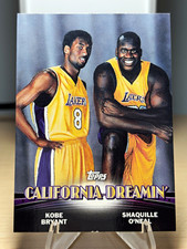2000 Topps Kobe Bryant Shaquille O'Neal Combos California Dreamin #TC1 Lakers