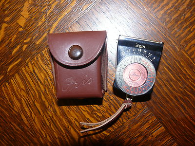 Belichtungsmesser IRIS 10 Din mit Lederetui 