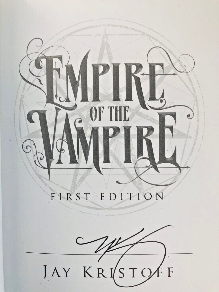 SIGNED Empire of the Vampire by Jay Kristoff BARNES & NOBLE