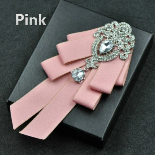 粉色花卉领结男士领带