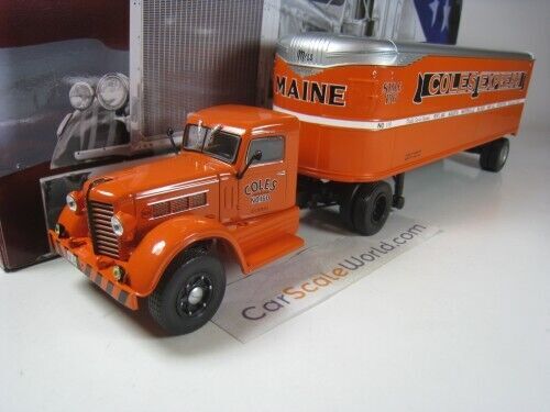 REMORQUE DU CAMION FORD LTL 9000A TEAM FOLGERS SEMI REMORQUE ALTA 143 Americain