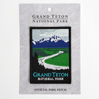 Official Grand Teton National Park Souvenir Patch Snake River Wyoming