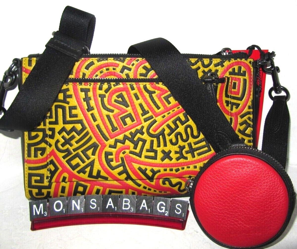 Coach New C6911 X Keith Haring Disney Mickey Mouse Holden