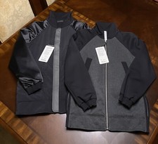 NEW 198 Lululemon Both Ways Bomber Reversible Jacket HeatherGray/Black, 8