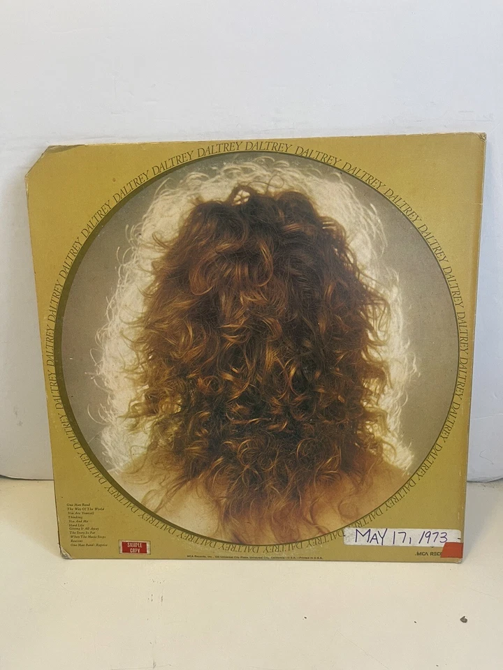 ROGER DALTREY - DALTREY 1973 Vinyl LP Track Record MCA 328 Gatefold / THE WHO - Imagem 2 de 4
