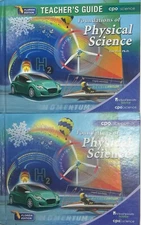 High School Physical Science Student Teacher Edition Homeschool Curriculum Lot