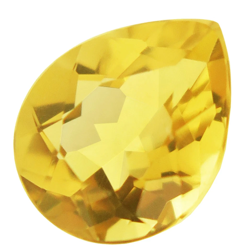 Flawless Look 2.34ct Pear Cut Golden Yellow Color Natural Beryl Mined at Brazil - Image 3 of 4