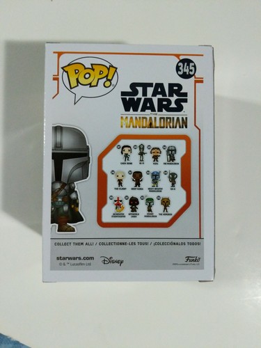 Funko Pop! Star Wars: The Mandalorian - (Chrome) Amazon Exclusive brand new 345 - Picture 3 of 4