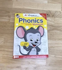 ABC Mouse Workbook Phonics Word Reading  Early Learning Ages 2-8 Bonus Stickers