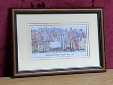 PRINT BY JEDD FRAMED THE CLUBHOUSE Nine under Par Golf Picture
