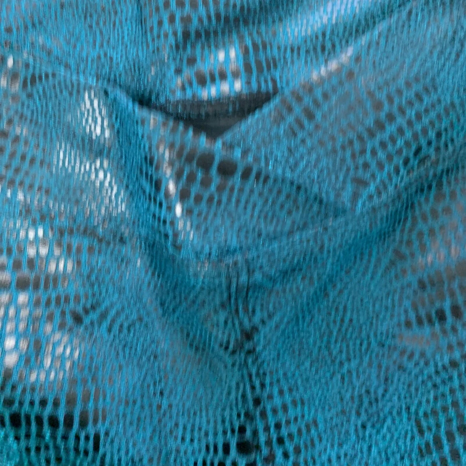 Otomix Active Wear Capri Workout medium cotton/lyrcia  Made In USA retro disco - Image 2 of 4