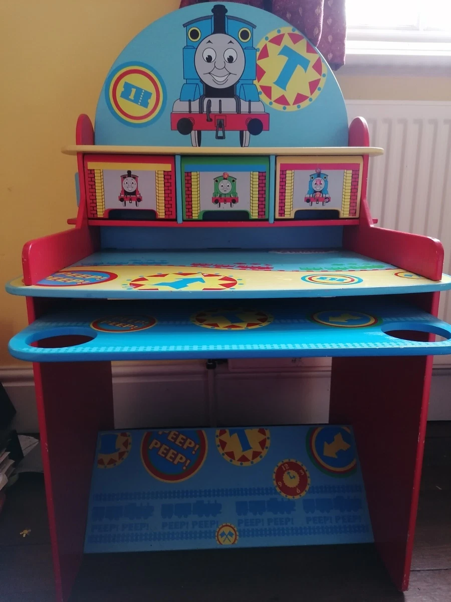 Thomas The Tank Engine Friends Wooden Desk 90 x 57 x 45cm with