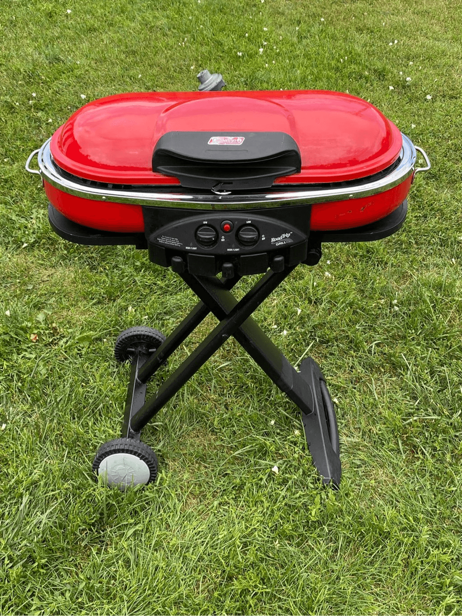 Coleman RoadTrip LXE 9949 Series Propane Grill Red Tailgating 