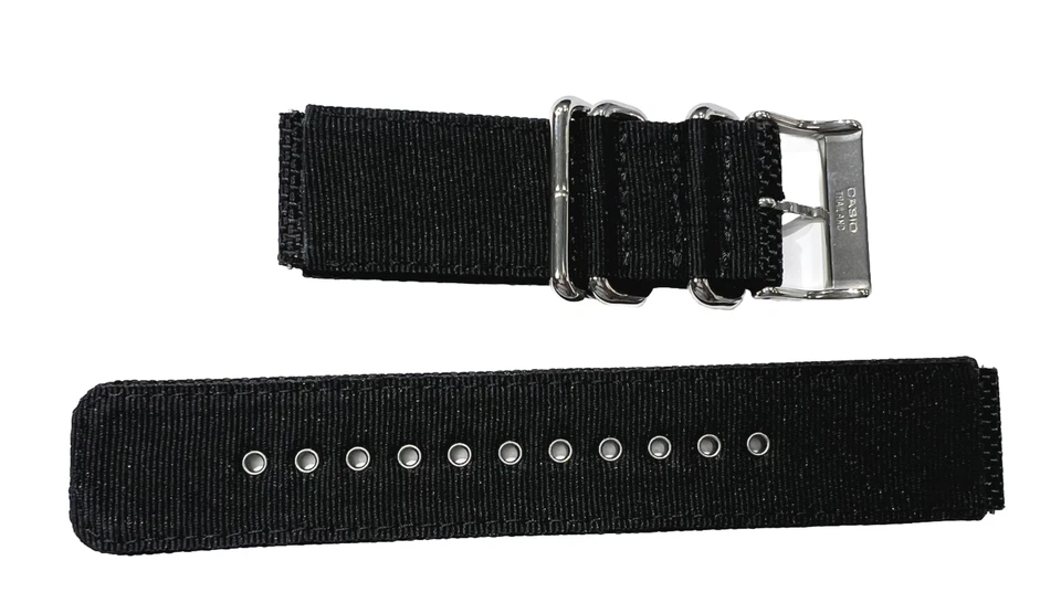 Correa de repuesto genuina Casio para GA100BBN-1 BANDA DE TELA DE DOS PIEZAS GA100 Foto 3 de 4