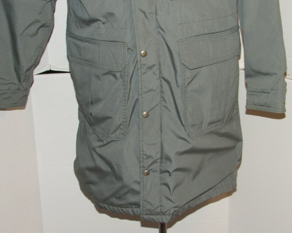 PARKA VINTAGE FORRADA DE LANA DE FRIJOL LL! ¡ABRIGO! ¡AISLADO! ¡BOLSILLOS GRANDES! ¡ZIP BIDIRECCIONAL/USA! M Foto 4 de 4