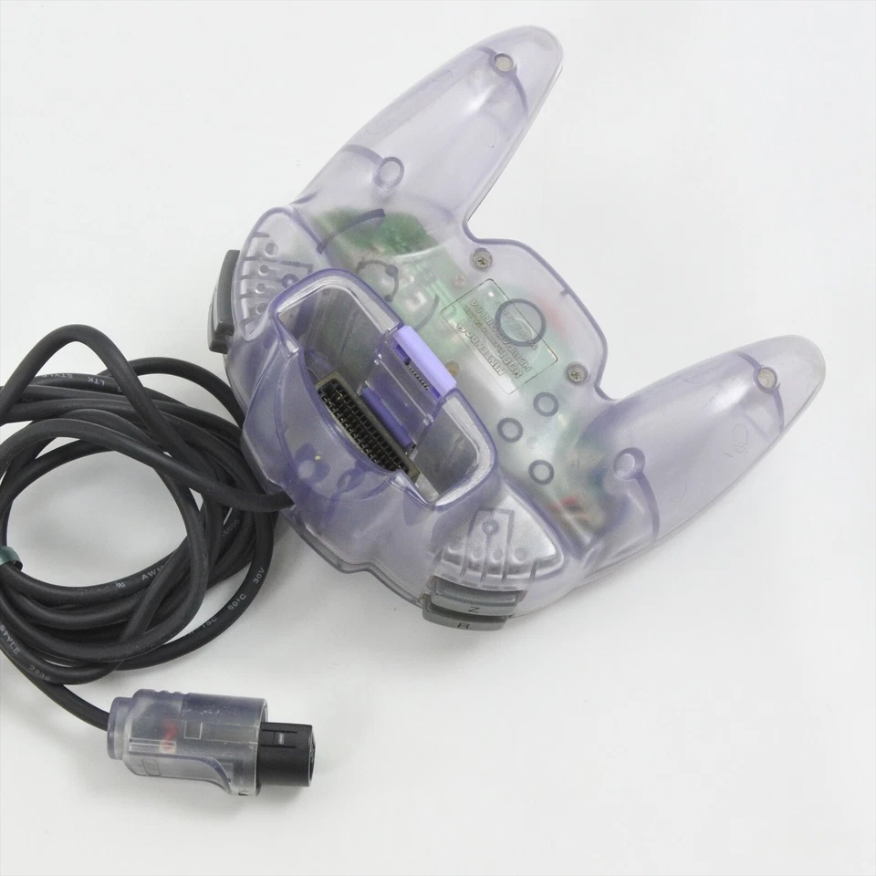 Nintendo 64 HORI PAD MINI 64 Mando Pad PÚRPURA TRANSPARENTE Ref/2621 Probado Japón Foto 2 de 4