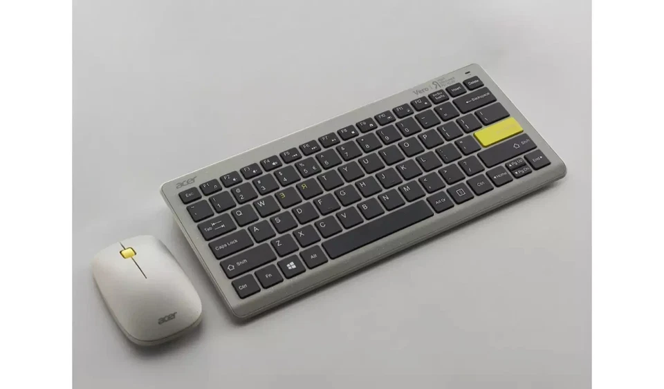 Acer Vero Wireless Keyboard & Mouse Grey/Black✅UK QWERTY keyboard✅30% Recycled - Image 4 of 4