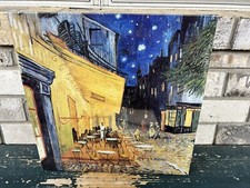 Vincent van Gogh Cafe Terrace on the Place Du Forum 500Pc Puzzle VINTAGE 18"x24"