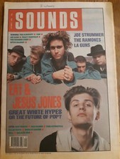 Sounds music Newspaper October 7th 1989 eat cover