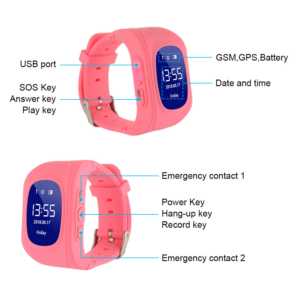 Baby/Kid GPS Tracker High Quality Smart Watch Q50-Free/Fast Shipping Europe | eBay