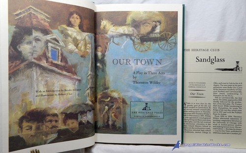 Our Town by Thornton WILDER: Near Fine Heritage Press illustrated HC 89219 - Picture 2 of 4