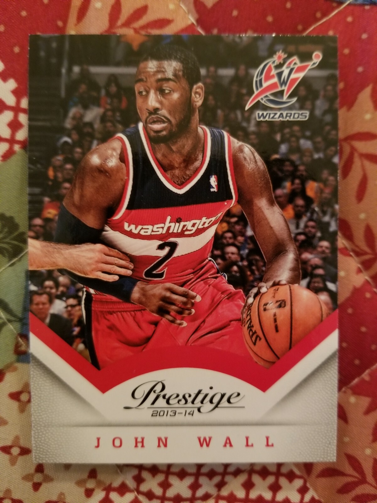 2013-14 Prestige Washington Wizards Basketball Card #80 John Wall